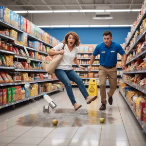 Slip and Fall in a Store Who’s Responsible